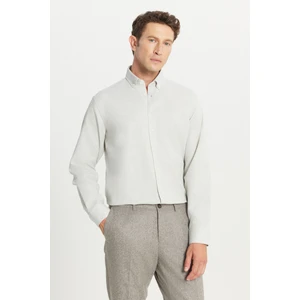 %100 Pamuk Comfort Fit Rahat Kesim Düğmeli Yaka Flanel Gömlek