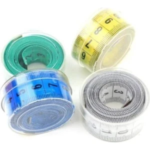 Klasik 1,5 Metre Kutulu Çift Yönlü Terzi Okul Mezura Mezure Mezro – Şerit Metre