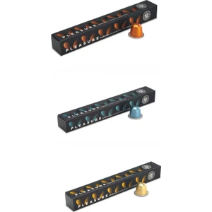 Kahve Dünyası Fındık, Vanilya ve Karamel Aromalı Kapsül Kahve 10'lu Kutu 3 Adet