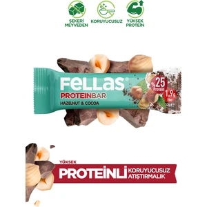 Fındıklı ve Kakaolu Protein Bar 32 gr x 12 Adet