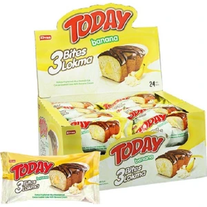 Today 3 Bites Muzlu Kek 40 gr 24 Adet Kakao Kaplamalı Lezzetli Atıştırmalık