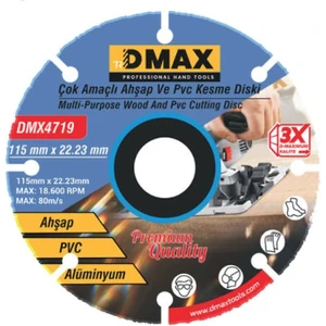 Ahşap ve Pvc Kesme Diski 115X22-23MM DMX4719