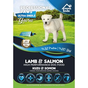 Professional Paws Ultra Enerji Kuzulu & Somonlu Yavru Köpek Maması 15KG