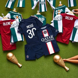 Psg Messi Lacivert 3 Lü Set Çocuk Forması 22/23 Sezon Forma