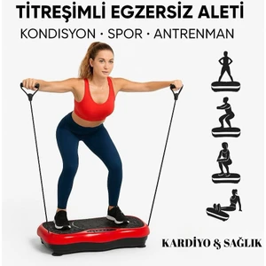 Titreşimli Egzersiz Aleti – 200W Güç, 120 Kademeli Hız Ayarı, Bluetooth Hoparlör, Uzaktan Kumandalı Spor ve Kardiyo Platformu