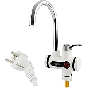 220v Elektrikli Musluk, Su Isıtıcılı, Led Sıcaklık Göstergesi, 3000w, Mutfak, Banyo Için Anlık Su Isıtıcı, Anında Sıcak Su (Düşük, Büyük) (Yurt Dışından)