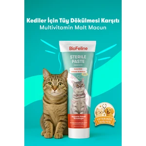 Biofeline Sterile Paste 100 Gr.  ( Kısırlaştırılmış Kedilere Özel Multivitaminli Malt Macunu )