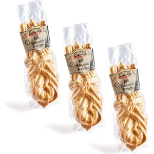 3'lü İsli Saçaklı Peynir 600 gr (200 gr x 3)