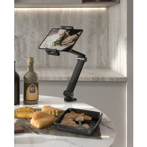 Masaüstü Kelepçeli Tablet Standı | 4.7'' - 12.9'' Arası Tüm Tabletlerle Uyumlu