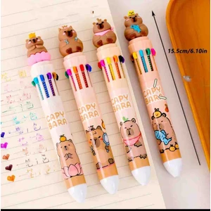 Capybara 10 Renklı Tukenmez Kalem