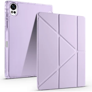 Huawei Matepad 12X Kılıf Tri Folding Üçe Katlanan Kalem Bölmeli Standlı Kılıf Uyandırma Özellikli