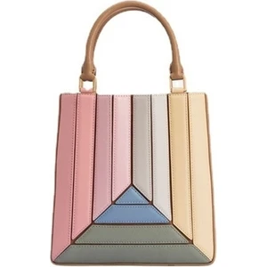 Bayanlar Omuzdan Askili Çanta Kontrast Renk Ekleme Çanta Çapraz Çanta (Yurt Dışından)