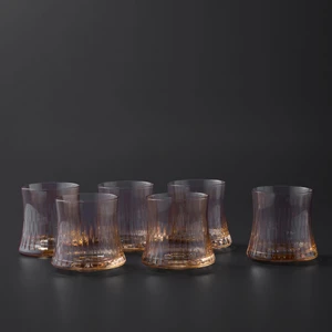 Sandy Amber 6'lı Su Bardağı