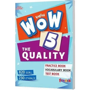 Fenomen 2026 5. Sınıf Wow English The Quality Practice Book Vocabulary Book Test Book