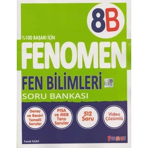 Fenomen 2026 8. Sınıf Fenomen Fen Bilimleri B Soru Bankası