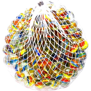 50 Adet Karışık Renk Cam Misket Bilye Oyuncak Cam Bilya Gülle