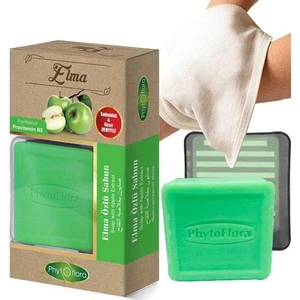 Phytoflora Elma Özlü Sabun Kese ve Sabunluk Hediyeli