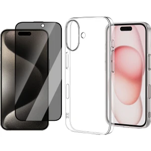 iPhone 17 Kılıf Zore Droga Vendas Kapak + Hayalet Ekran Koruyucu