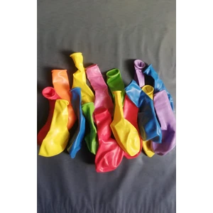 9A Balon Renkli 25'li Atom Balon Klasik Balon 25 Adet