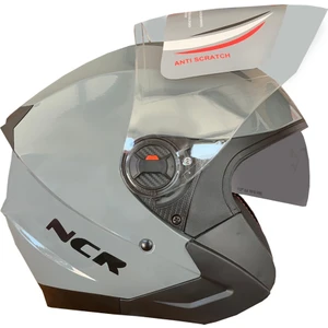 Ncr Kask Çenesiz Vizörlü 708 Ece Belgeli-Nardo Gri