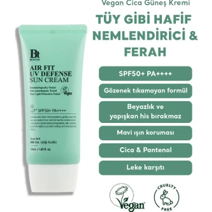 Air Fit UV Defense Sun Cream SPF50+ PA++++ 50ml Vegan Cica Güneş Kremi