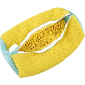 Lindsey Lucky Shop Tembel Silindirik Tekrarlanabilir Ayakkabı Çantası, Çamaşır Makinesini ve Ayakkabı Çantasının Ayakkabılarını Korur（1pcs)-Sarı (Yurt Dışından)