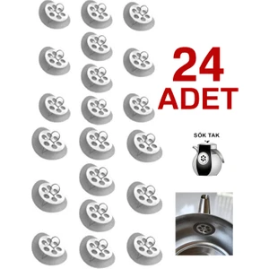 24 Adet Çaydanlık Içi Çay Süzgeci Demlik Süzgeç Söktak