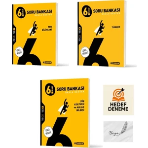 Hız 6.sınıf Fen Bilimleri Türkçe Din Kültürü ve Ahlak Bilgisi Soru Bankası Hedef Deneme