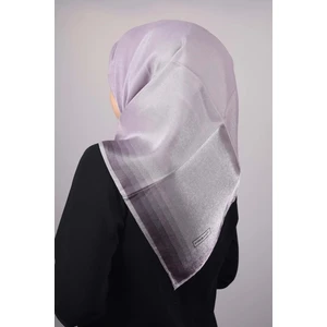 Düz Renk Kenarları Renk Geçişli Abiye Kehribar Eşarp