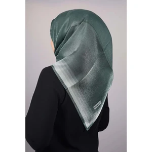 Düz Renk Kenarları Renk Geçişli Abiye Kehribar Eşarp