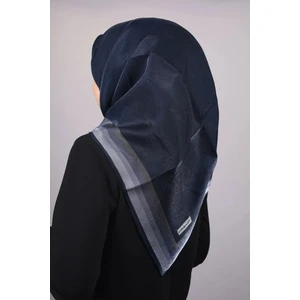 Düz Renk Kenarları Renk Geçişli Abiye Kehribar Eşarp