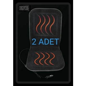 Efe Minder 2 Adet Isıtmalı Oto Koltuk Minderi 12 Volt Araç Çakmak Girişli