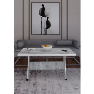 Tekerlekli Mdf Masa %100 Mdf Orta Sehpa Salon Sehpa
