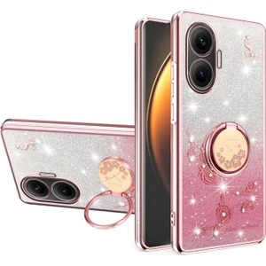 LR Joyful Xiaomi Poco F7 5g Yüzük Destekli Tpu Telefon Kılıfı (Yurt Dışından)