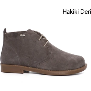 Kadın Vizon Kauçuk Taban Hakiki Deri Bot