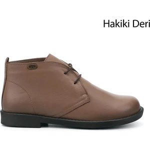 Kadın Vizon Kauçuk Taban Hakiki Deri Bot