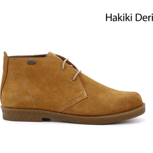 Gön Hakiki Deri Oxford Kalıp Kauçuk Taban Bağcıklı Kadın Günlük Bot 51456