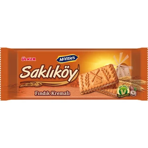 Saklıköy Fındık Kremalı Bisküvi 100 gr x 24'lü