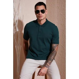 Pamuklu Regular Fit Düğmeli Polo Yaka T Shirt Erkek Polo Yaka T Shirt 5902127