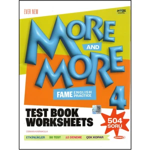 Kurmay 4. Sınıf More More Test Book Worksheets
