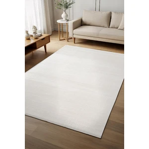 Cotto Cool CL005W Modern Desen Akrilik Beyaz Pamuk Tabanlı Salon Koridor Oturma Yatak Odası Halısı