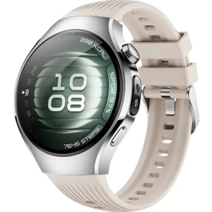 Huawei Watch 5 46MM Lte ile Uyumlu Özel Tasarım Çizgili Tokalı Silikon Kordon Kayış FC1102