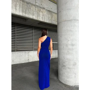 Tek Omuz Yırtmaçlı Abiye