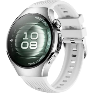 Huawei Watch 5 46MM Lte ile Uyumlu Özel Tasarım Çizgili Tokalı Silikon Kordon Kayış FC1102