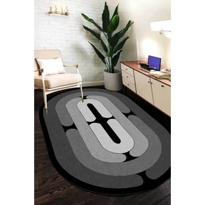 Dijital Kaymaz Yıkanabilir Modern Salon Halısı Mutfak Halısı Koridor Halısı Oval Halı Yolluk DC-4054