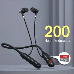 200 Müzik Dinleme Saat Boyuna Asmalı Spor Bluetooth Kulaklık Şarj Göstergeli Sd Kart Girişli