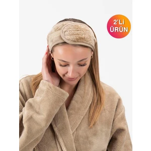 Ender Home DreamSoft 2'li Kadife Dokulu Saç Bandı – Lüks Yumuşaklık & %100 Pamuk