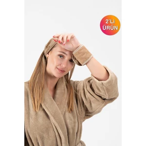 Ender Home DreamSoft 2'li Kadife Dokulu Bilek Bandı – Lüks Yumuşaklık %100 Pamuk