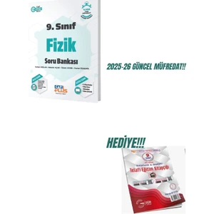 Çap 9 Fizik Soru Bankası 2025-26 +9.sınıf Telafi Eğitim Kitapçığı Hediye!!