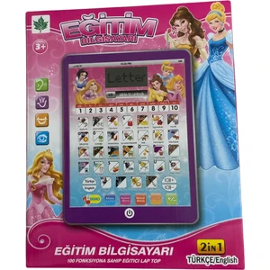 Dijital 100 Fonksiyonlu Ingilizce Türkçe Eğitici Oyuncak Tablet